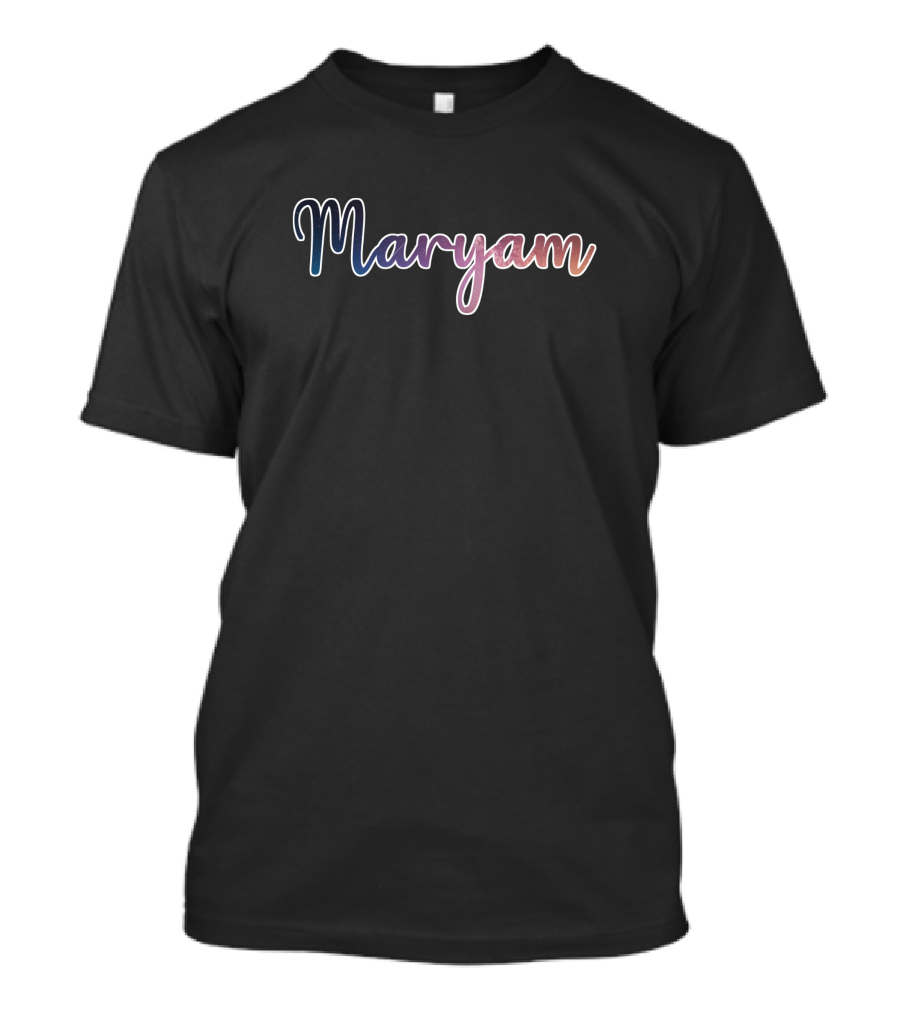 Maryam Gradient Lettering T-Shirt