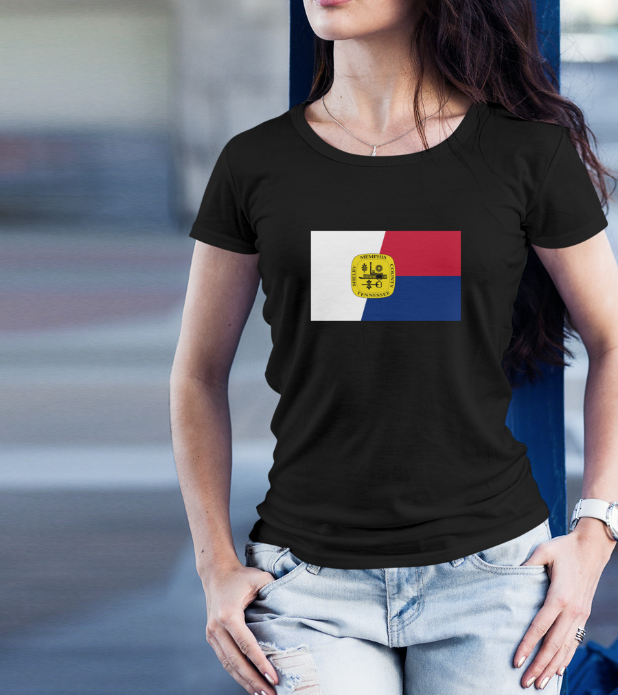 Memphis Tennessee Shelby County Flag T-Shirt