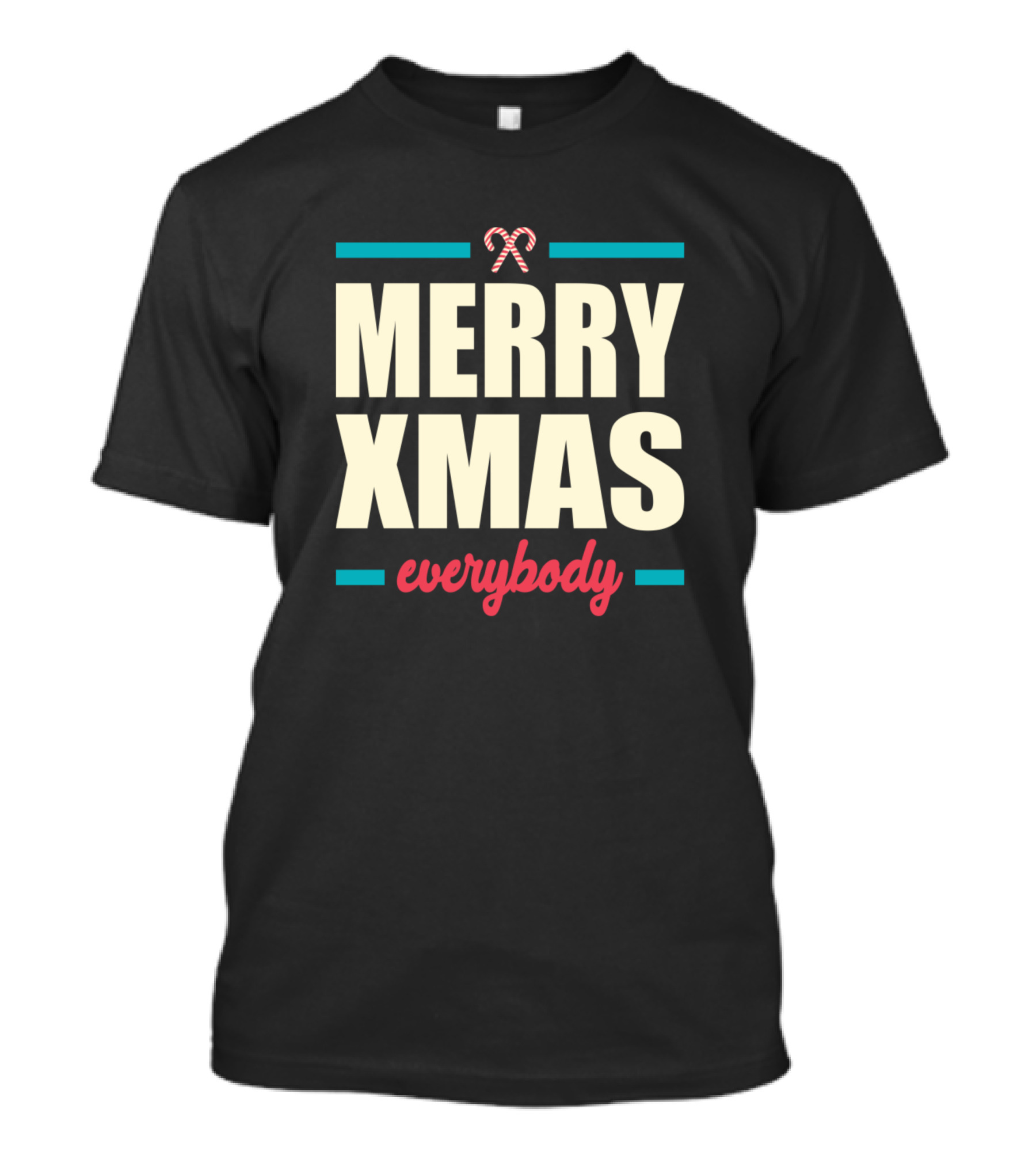 Merry Xmas Everybody Candy Cane T-Shirt