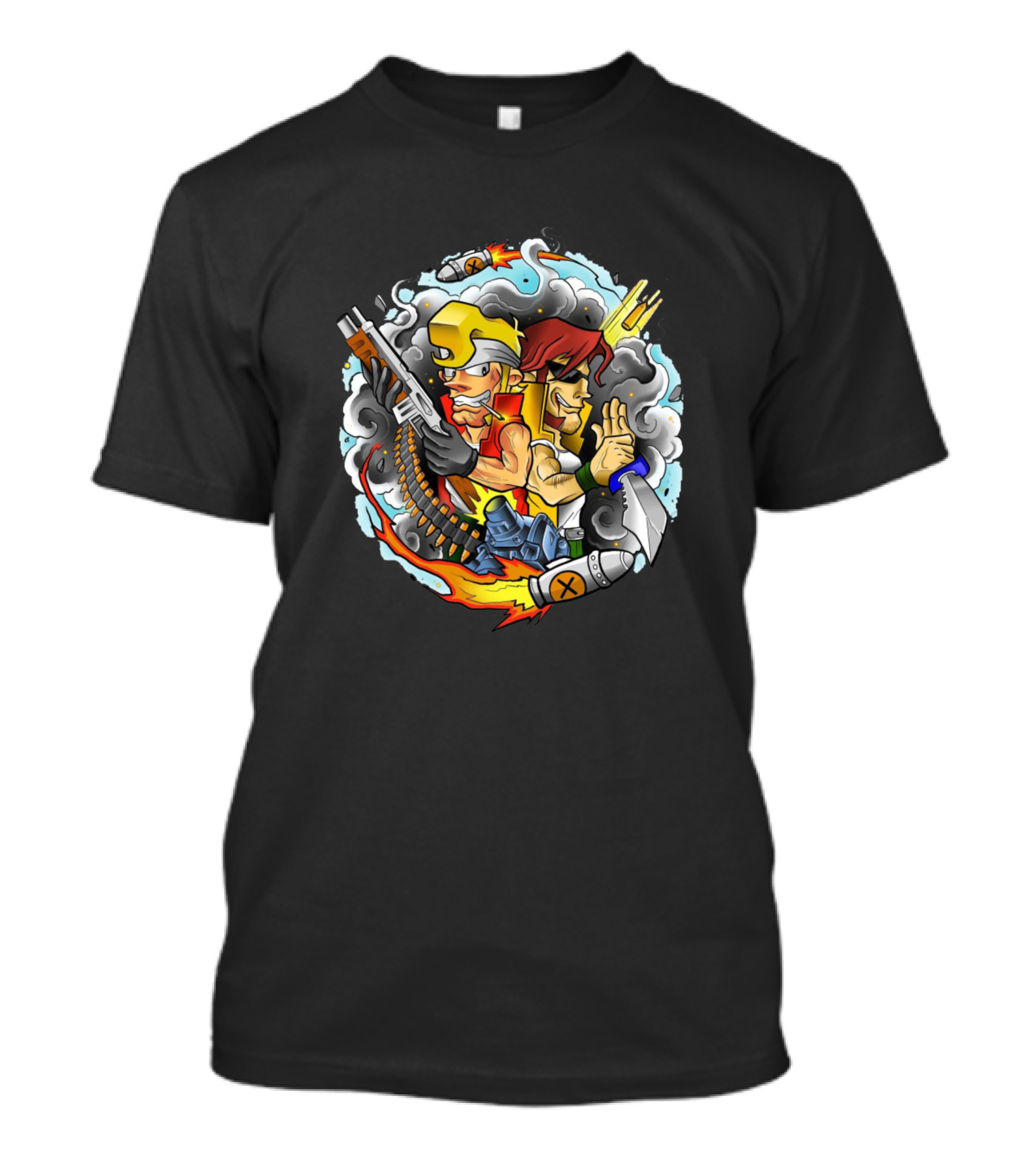 Metal Slug Iconic Characters And Explosive Action T-Shirt