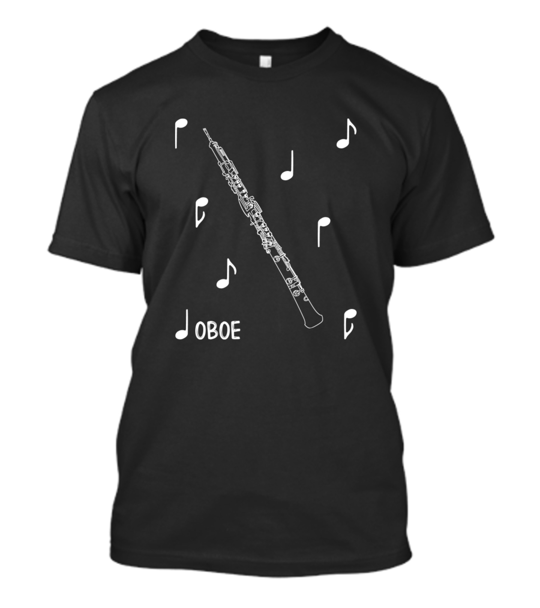 Oboe Musical Notes T-Shirt