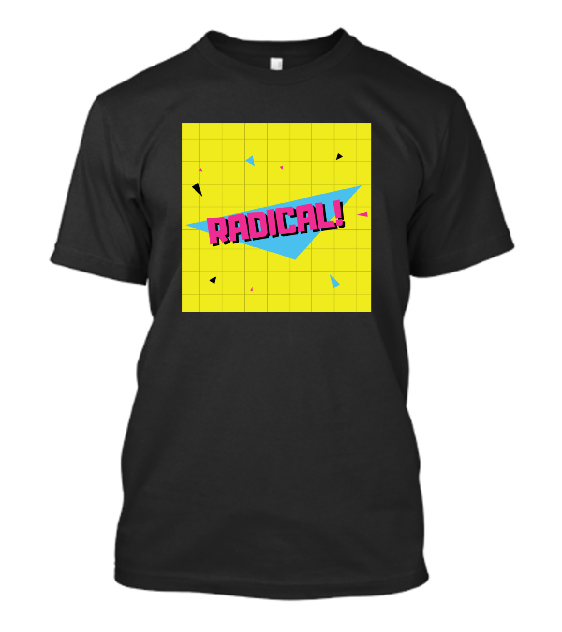 Radical Retro 80S Style Geometric T-Shirt