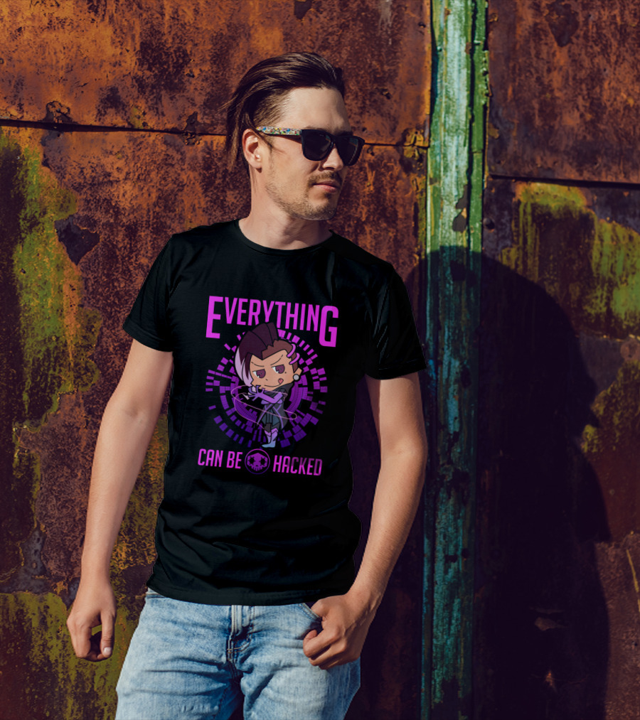 Everything Can Be Hacked Sombra Chibi T-Shirt