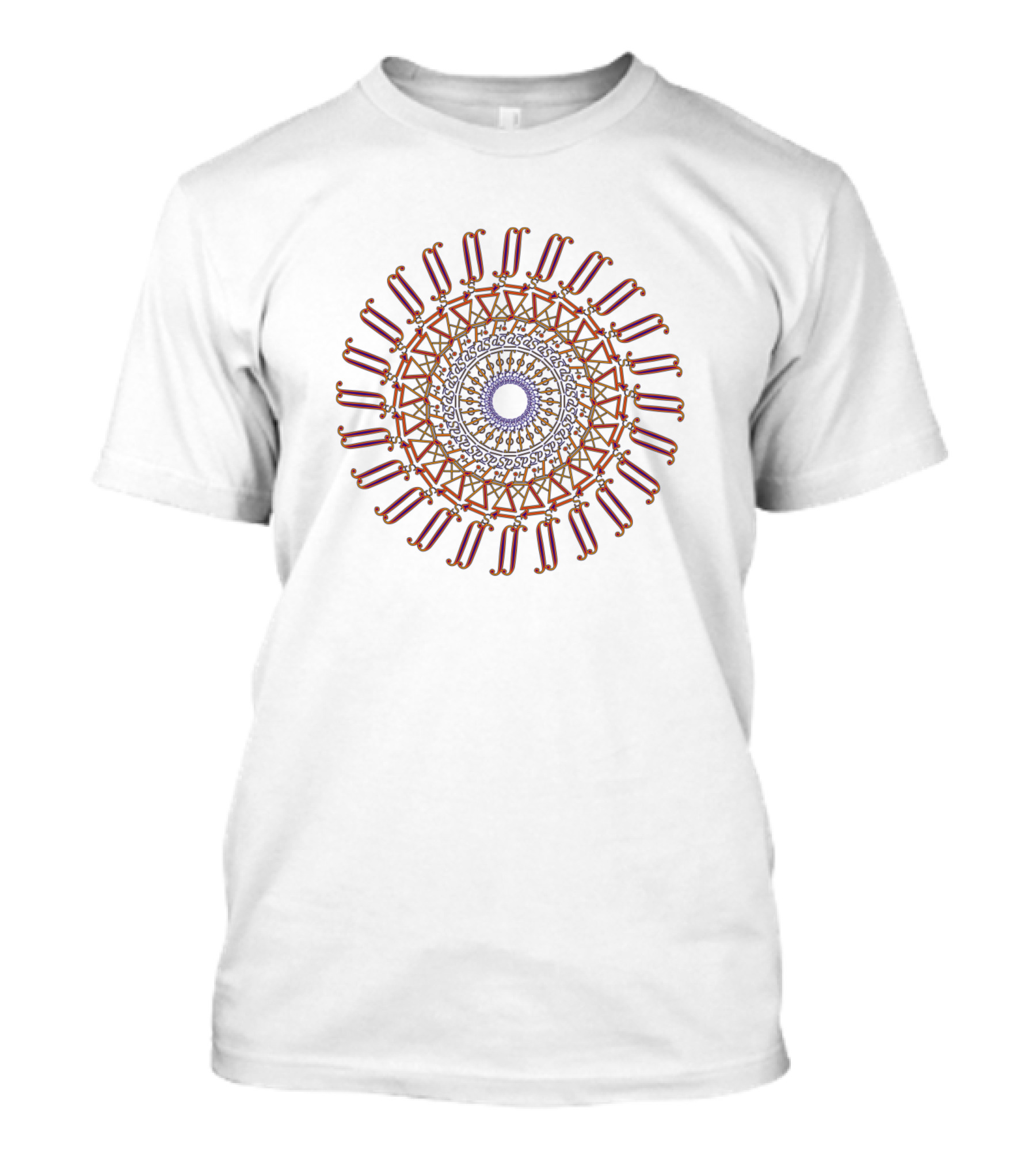 Stokes Resonant Mathdala Vibrant Geometric Mandala T-Shirt