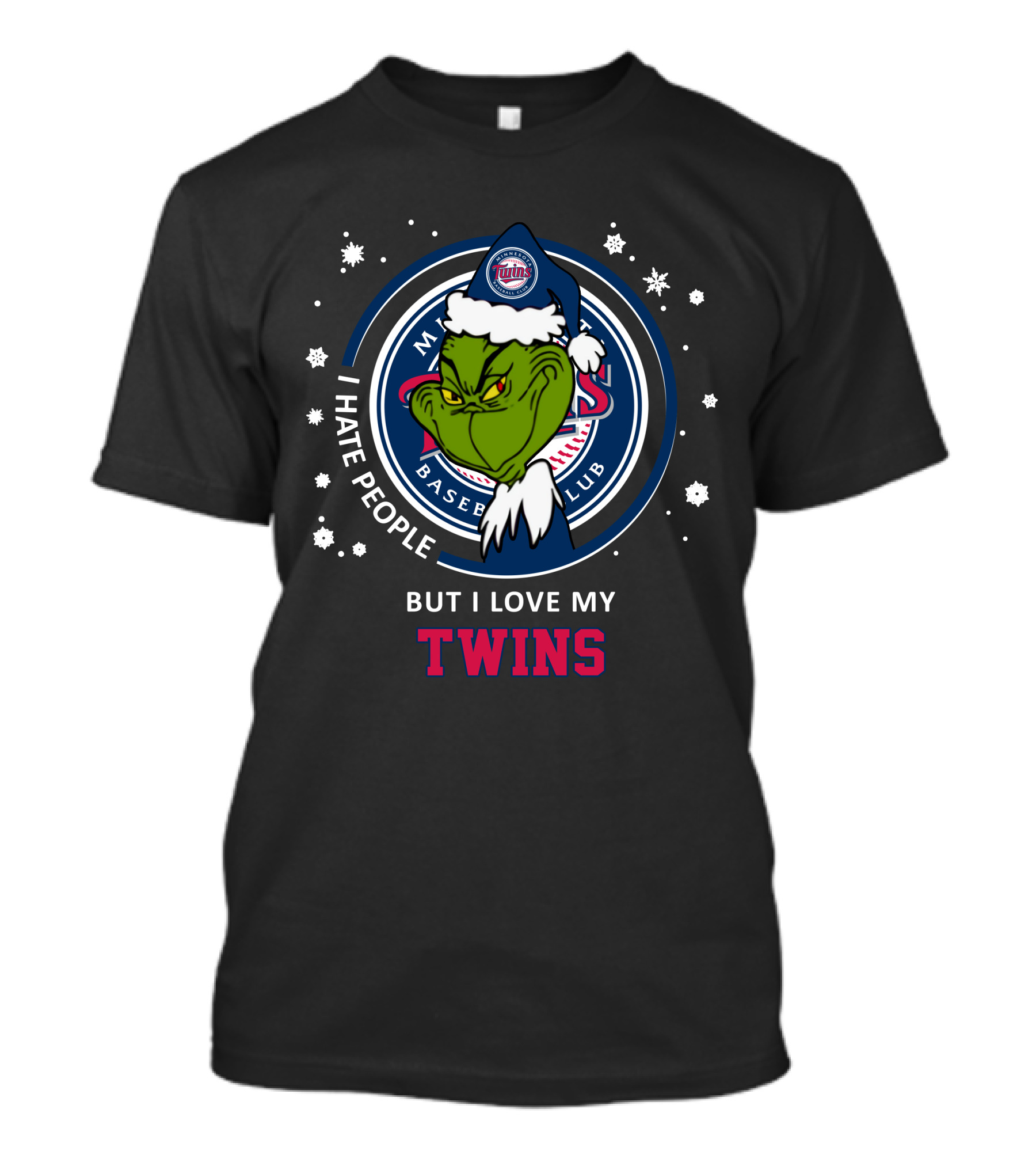 I Hate People But I Love My Minnesota Twins Baseball Club T-Shirt