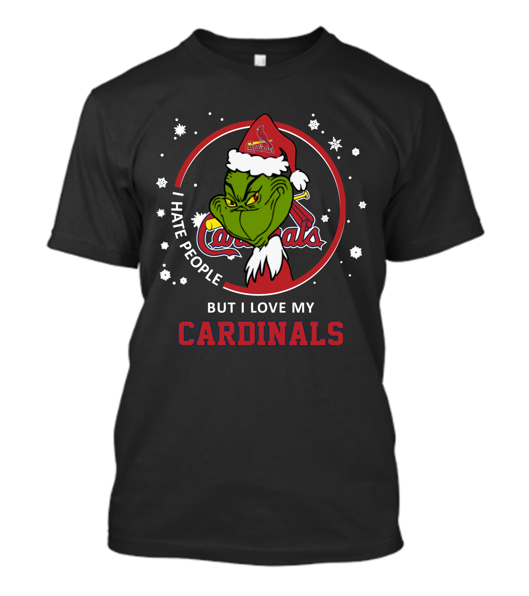 I Hate People But I Love My Cardinals St Louis Cardinals T-Shirt