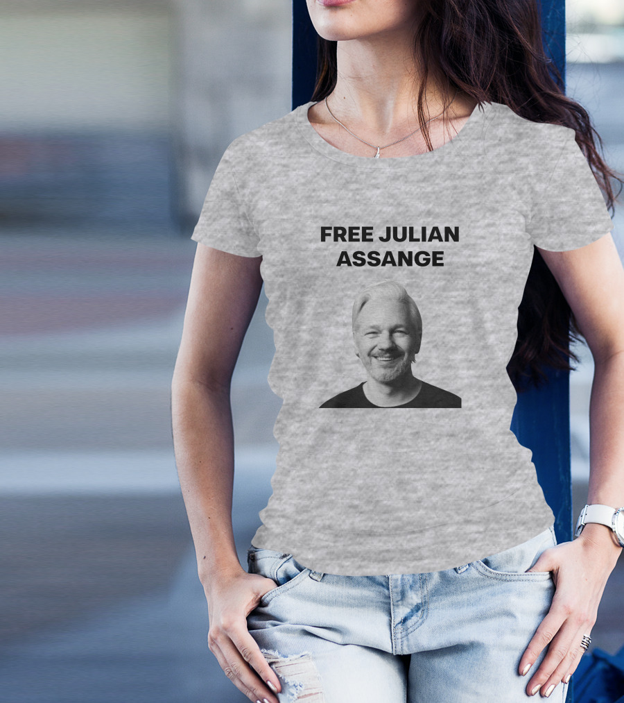 Free Julian Assange WikiLeaks Shop T-Shirt