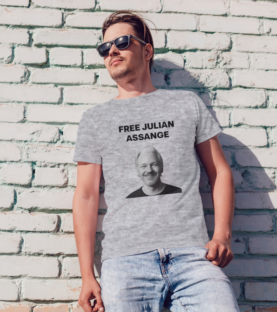 Free Julian Assange WikiLeaks Shop T-Shirt
