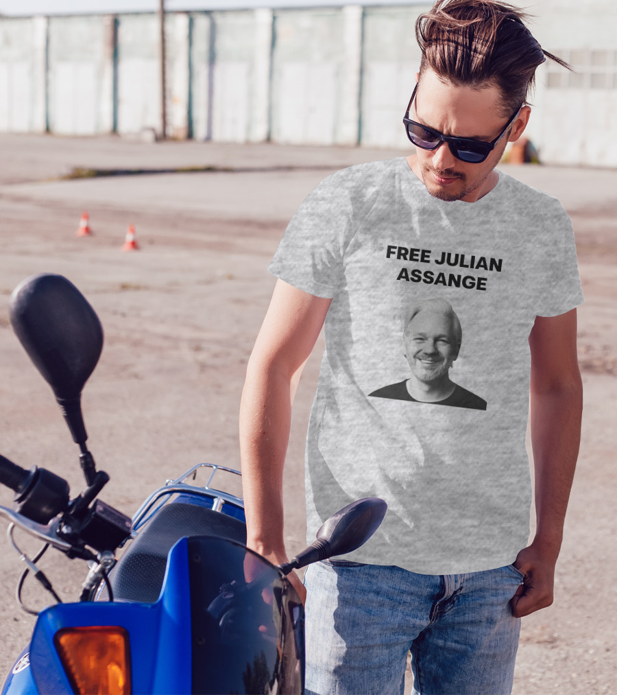 Free Julian Assange WikiLeaks Shop T-Shirt