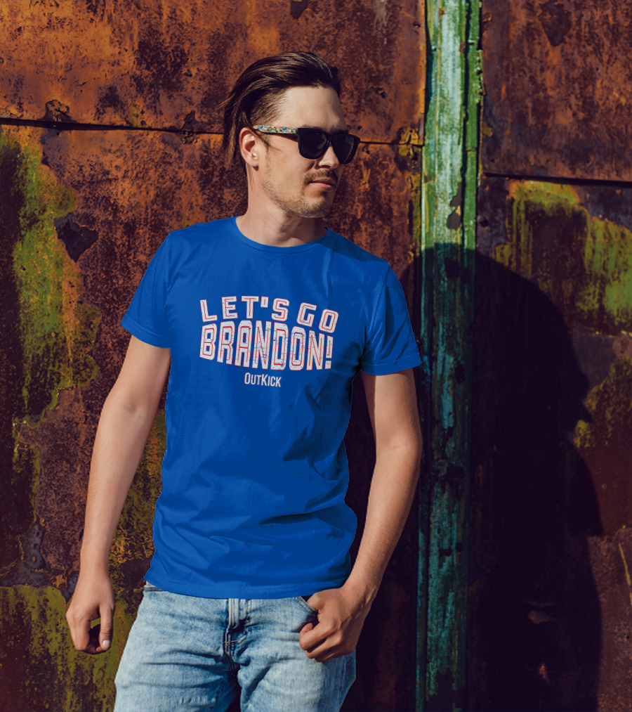 Outkick Let's Go Brandon Lay Travis T-Shirt
