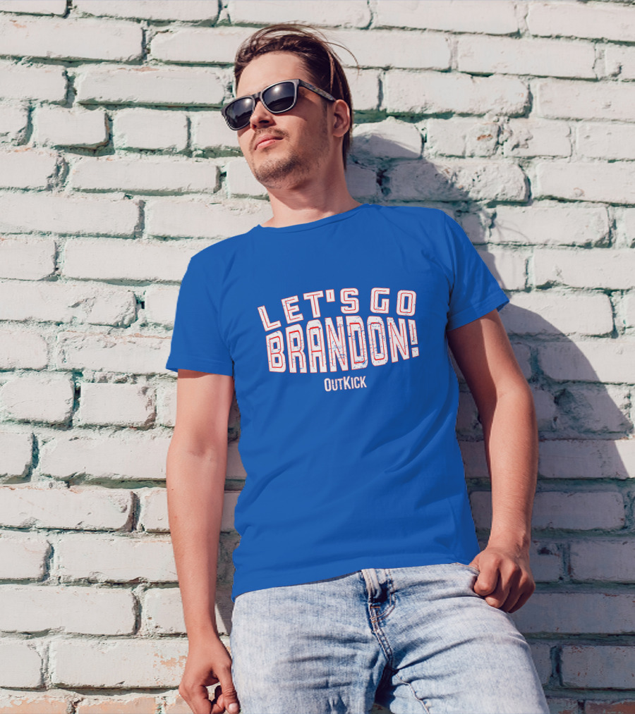 Outkick Let's Go Brandon Lay Travis T-Shirt