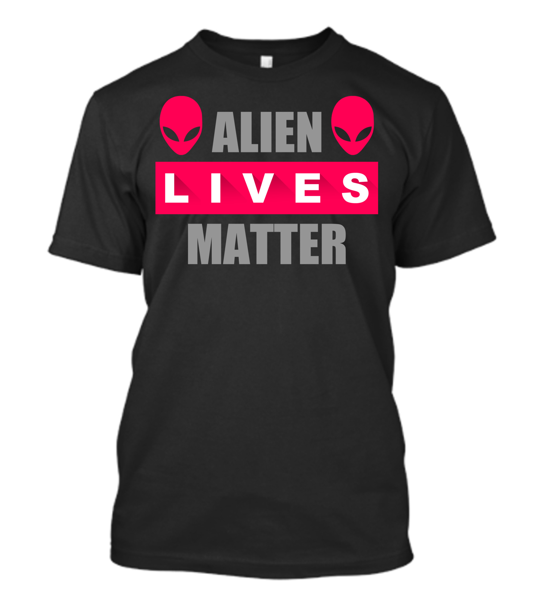 ALIEN LIVES MATTER Red Alien Heads T-Shirt