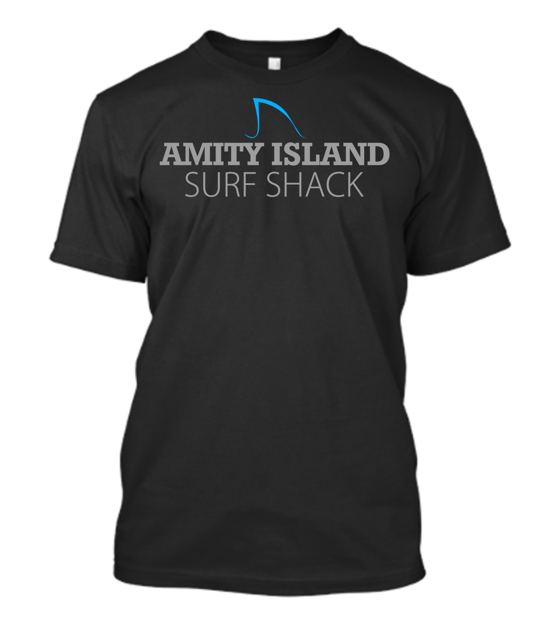 Amity Island Surf Shack Jaws Shark Fin T-Shirt