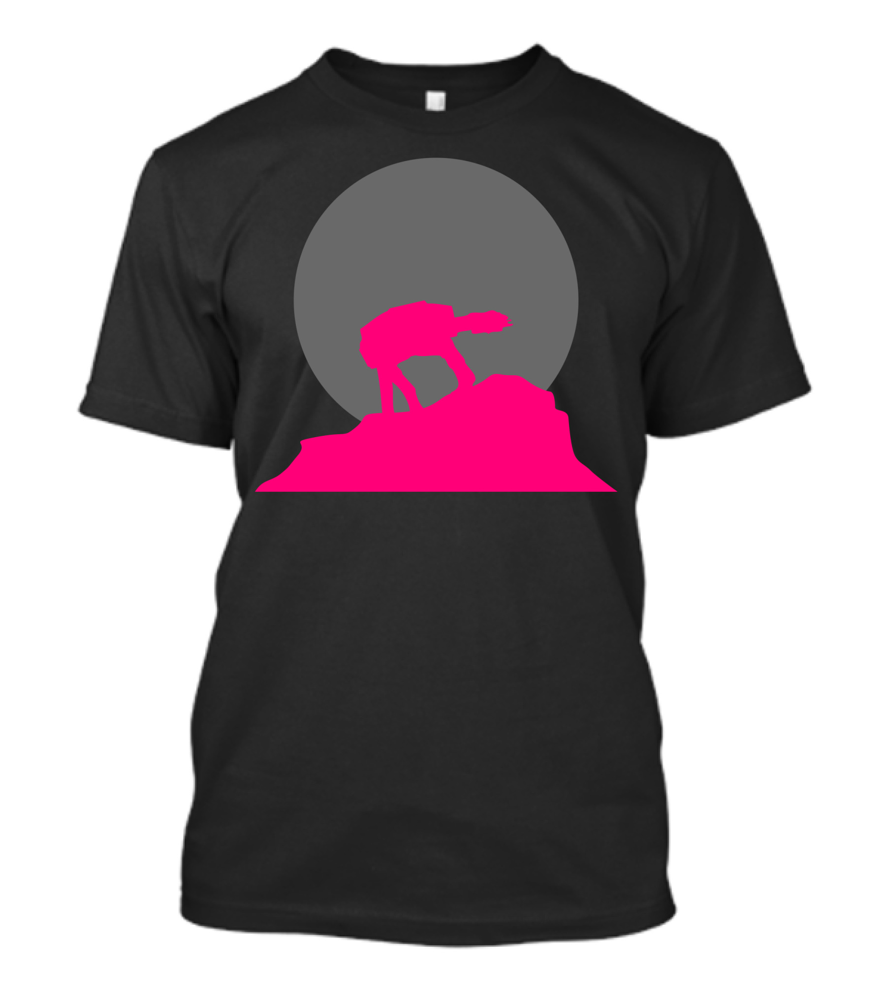 Atat Empire Parody Retro Sunset T-Shirt