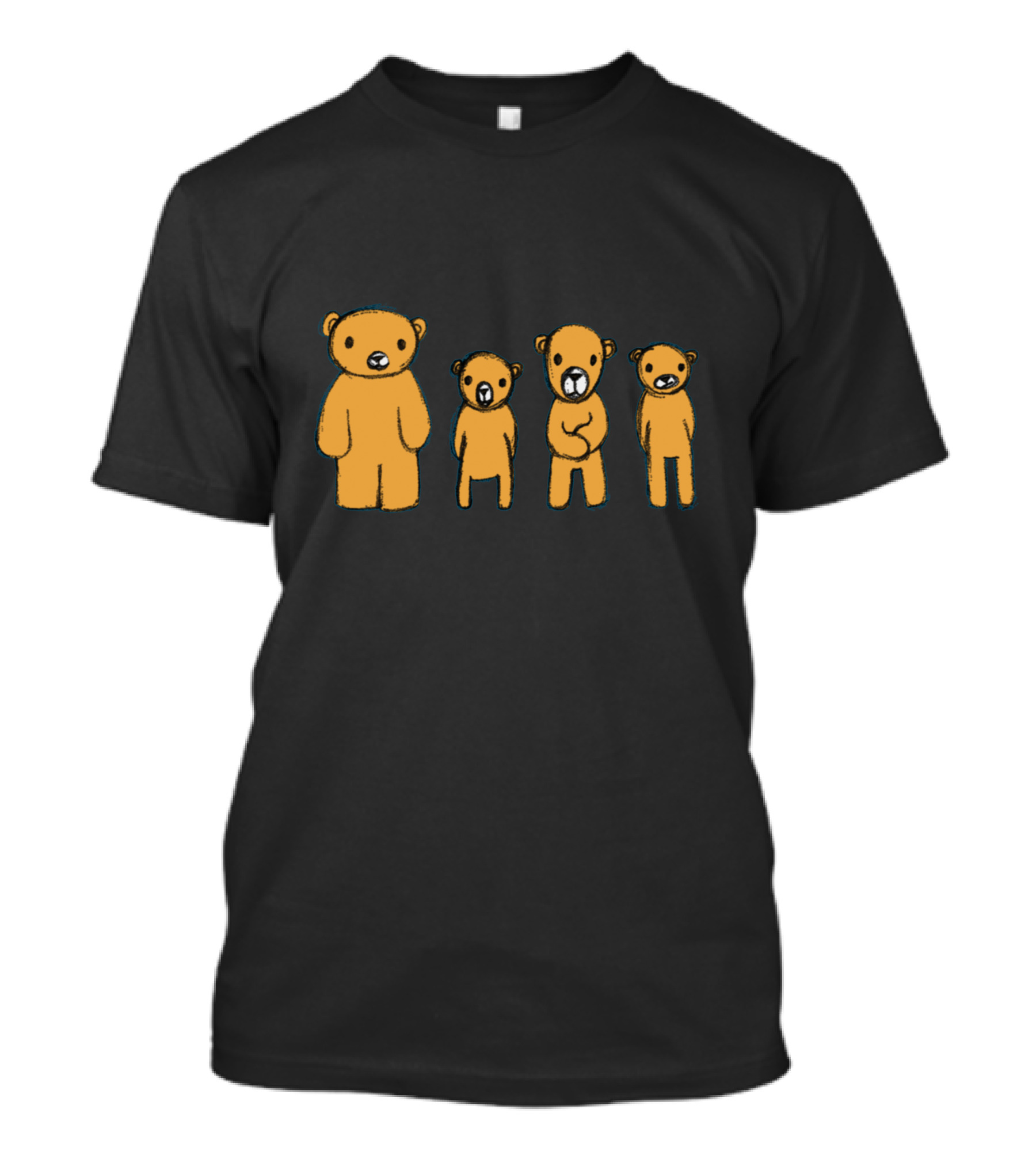 Baby Bear Rock Band Quartet T-Shirt