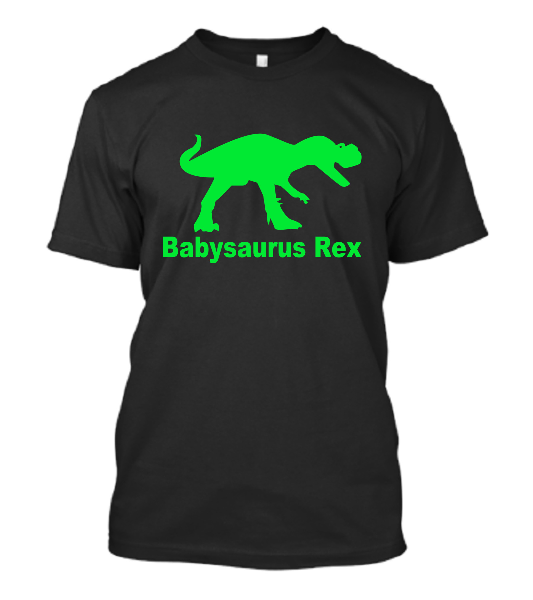 Babysaurus Rex Green Dinosaur T-Shirt