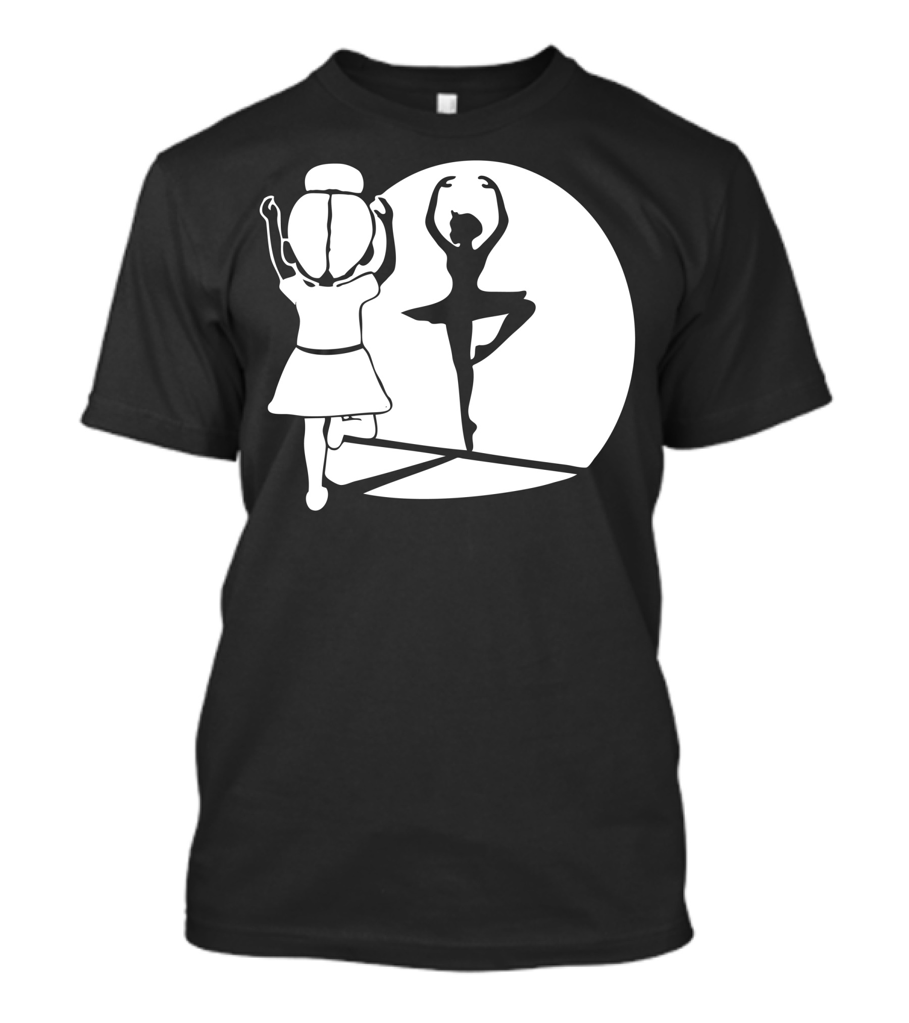 Ballet Dancer Dream Silhouette Reflection T-Shirt