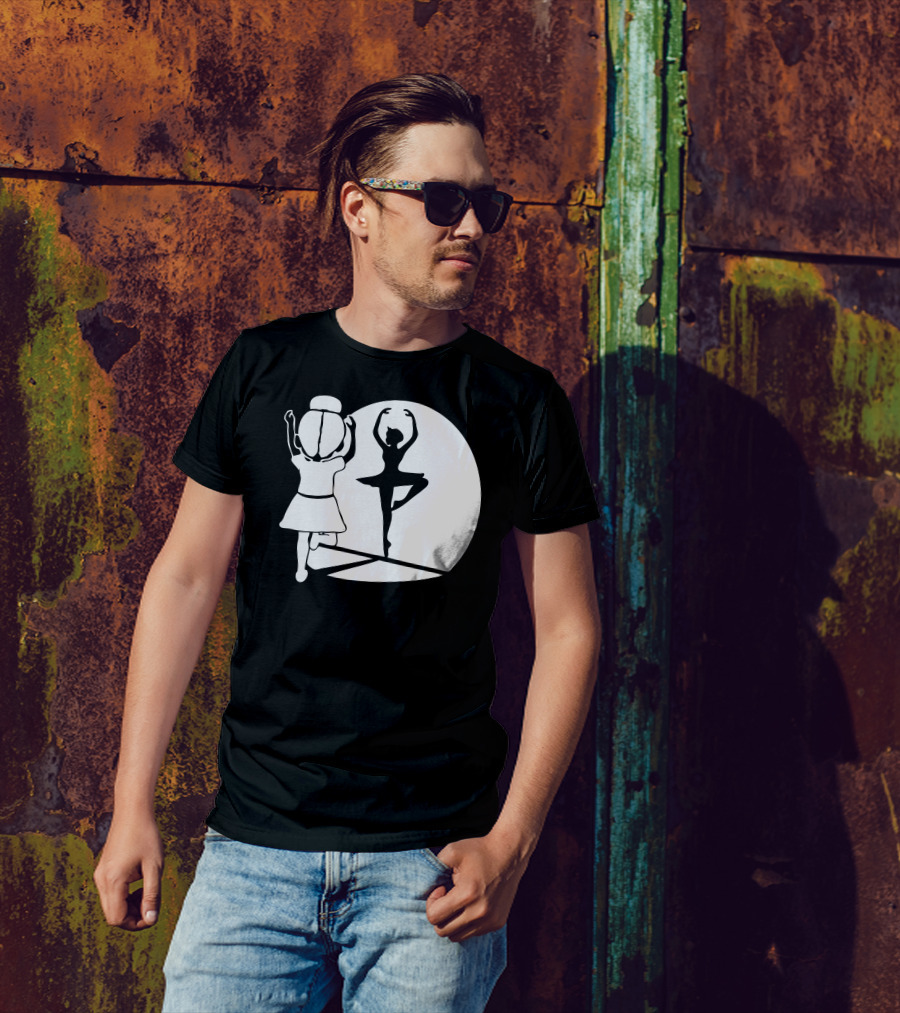 Ballet Dancer Dream Silhouette Reflection T-Shirt