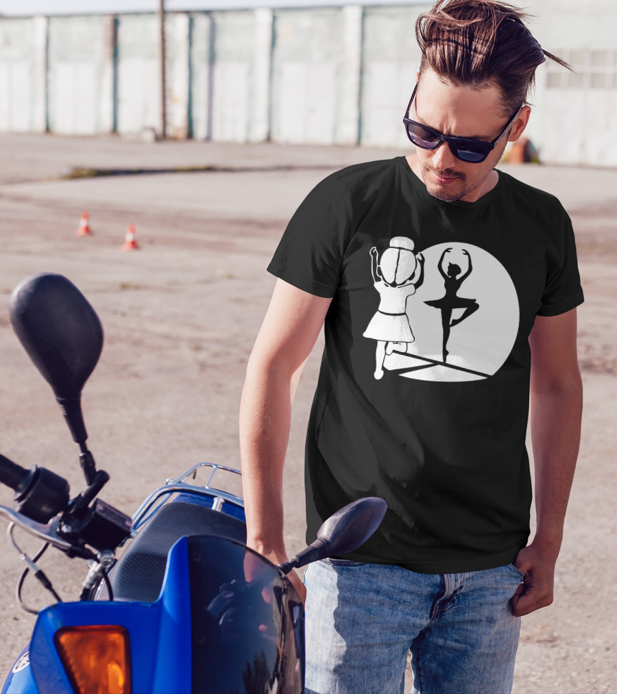 Ballet Dancer Dream Silhouette Reflection T-Shirt