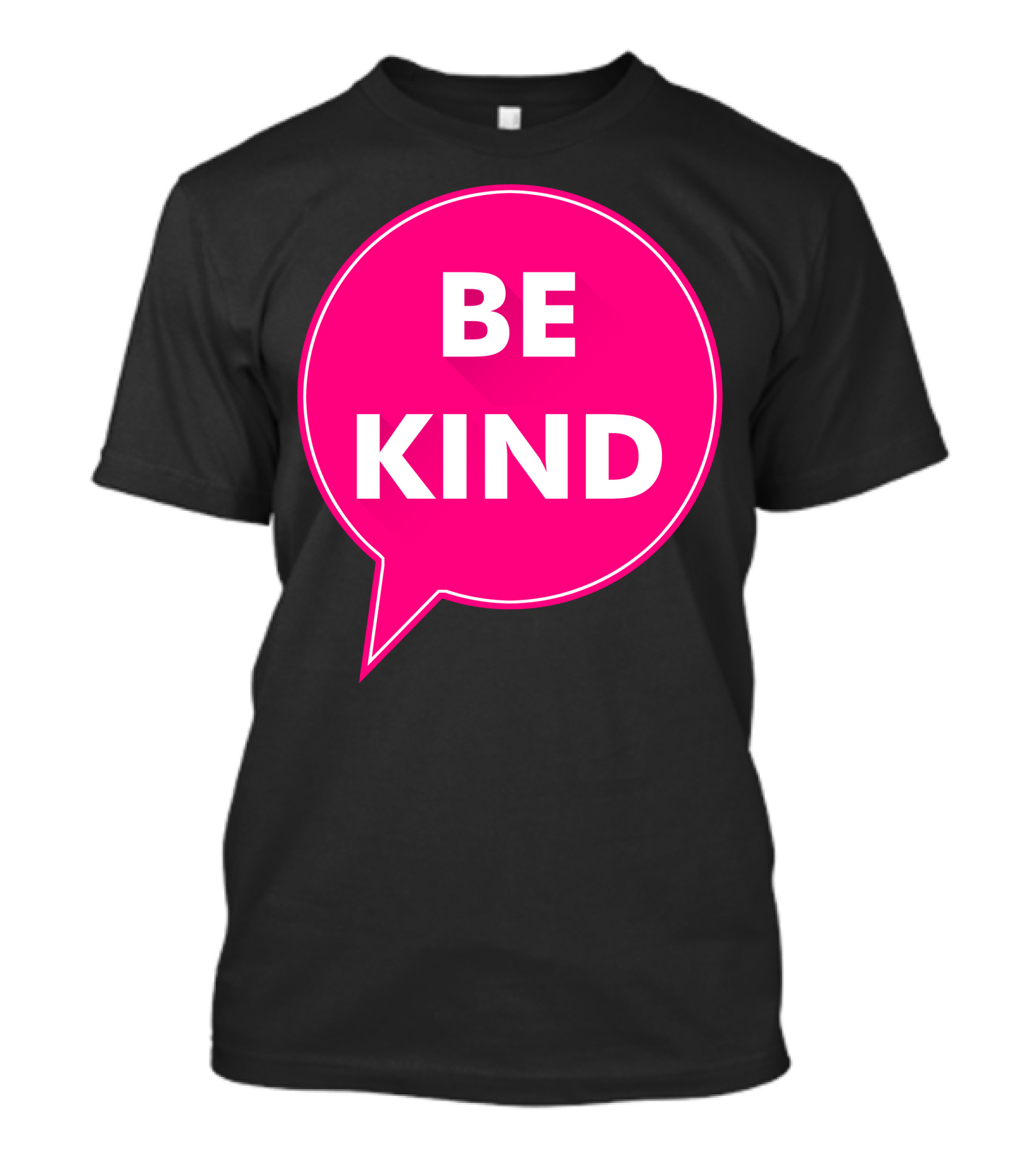 Be Kind Pink Speech Bubble T-Shirt