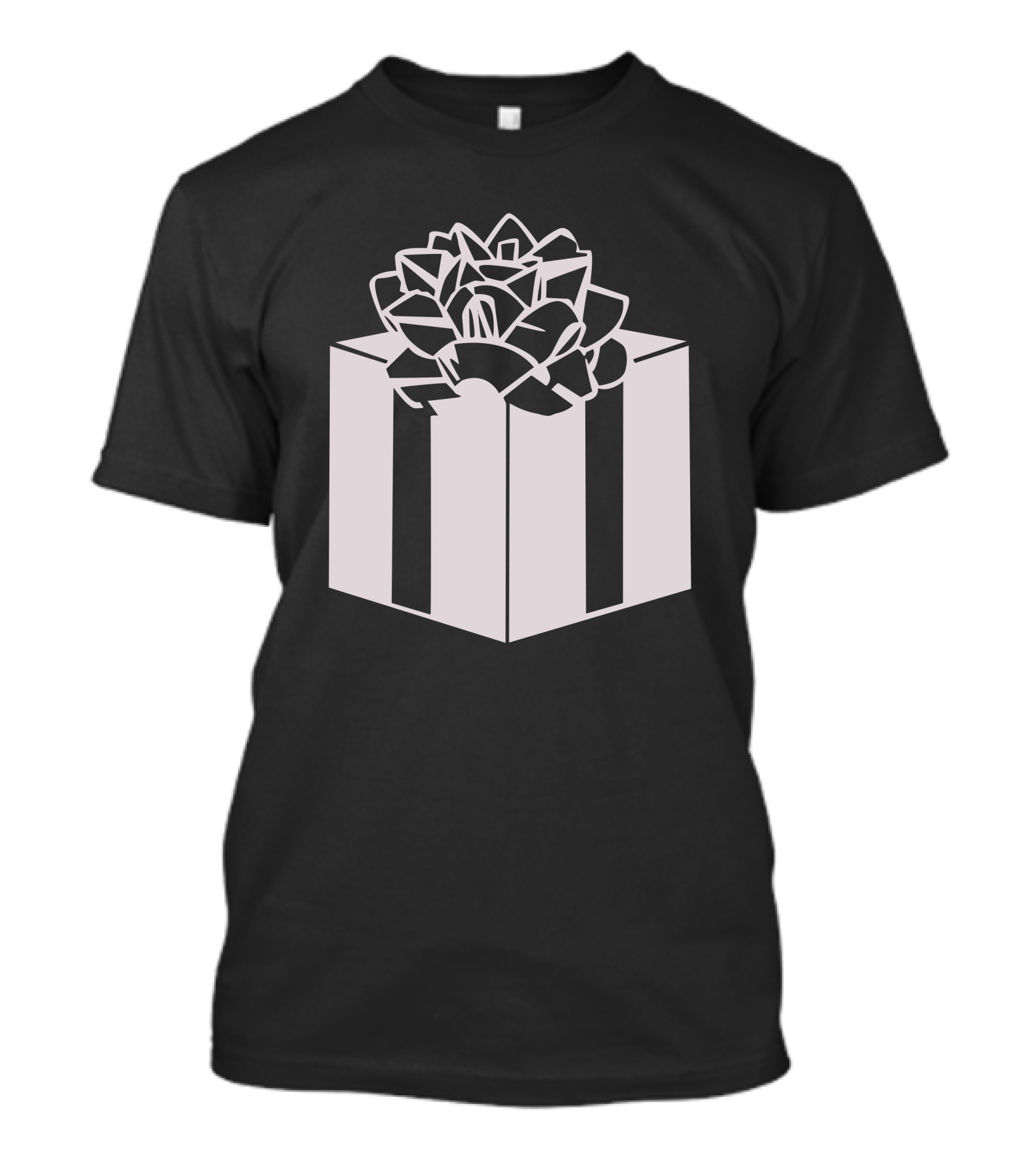Belly Present Gift Box With Flower Ribbon T-Shirt