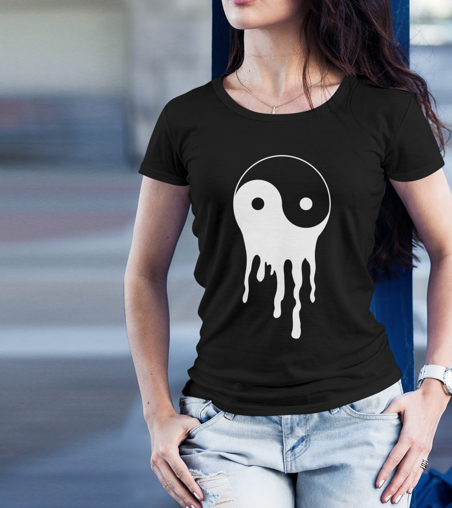 Dripping Bleeding Yin Yang T-Shirt