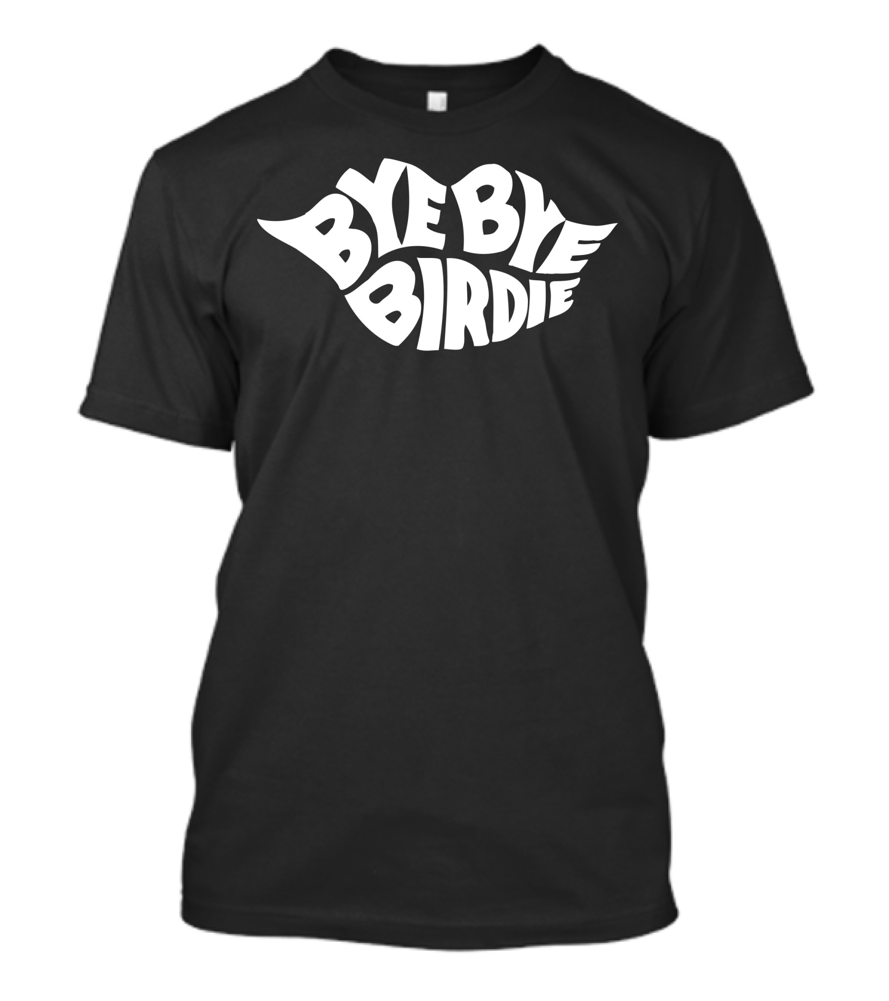 Bye Bye Birdie Retro Logo Iridescent T-Shirt