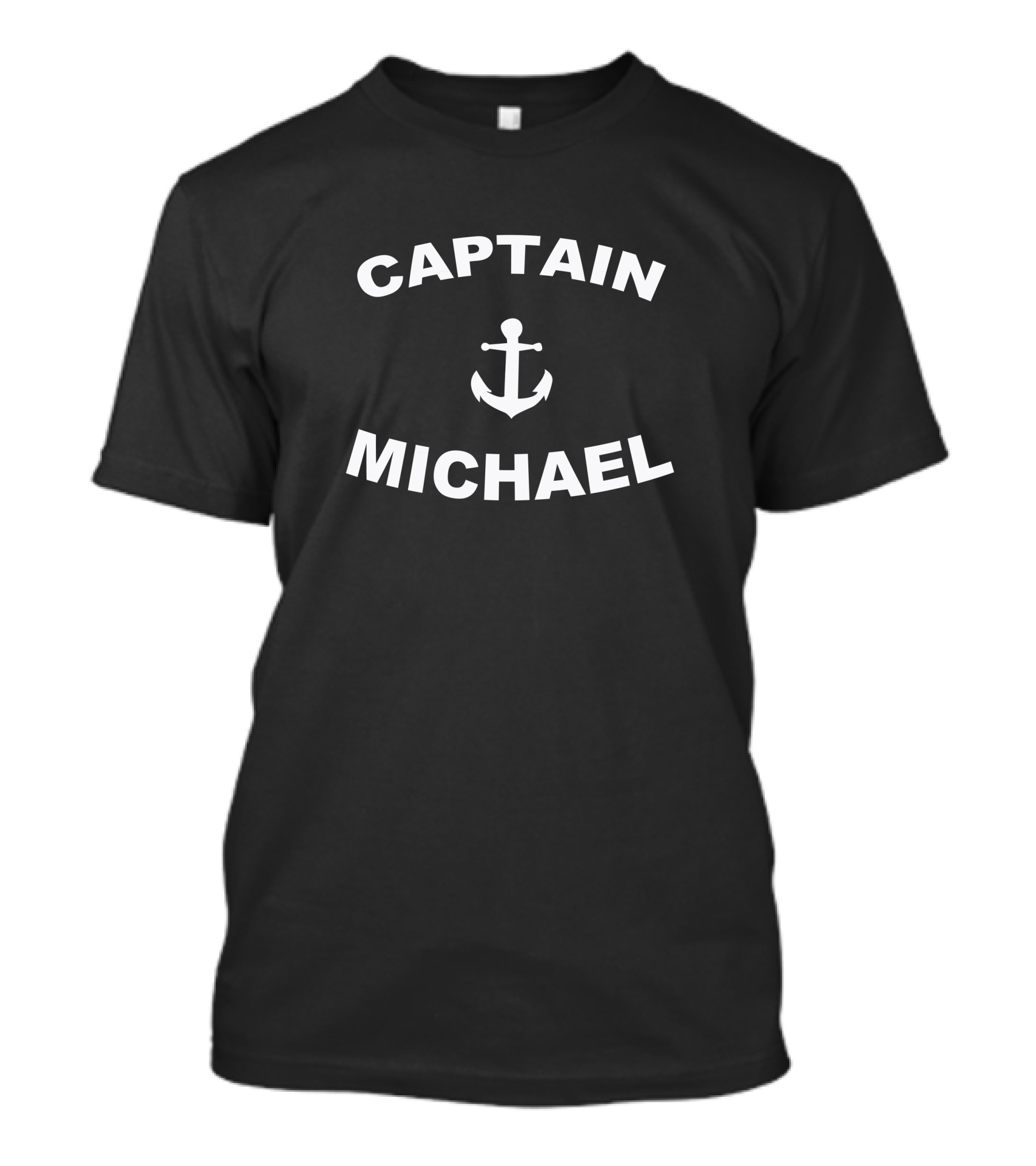 Captain Michael Anchor Customize Any Name T-Shirt