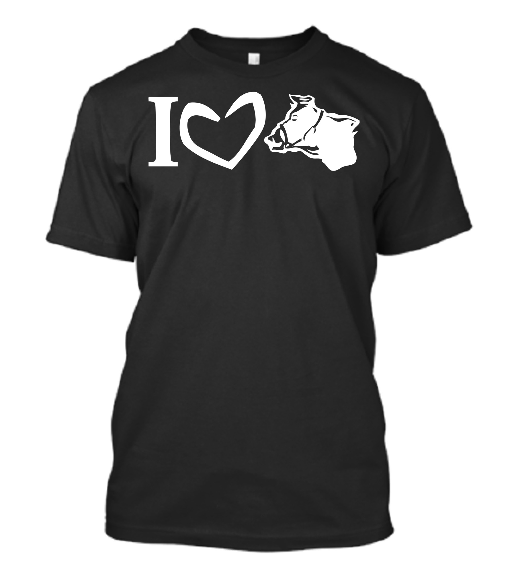 I Love Carnivore Meat Eaters Cow Head T-Shirt