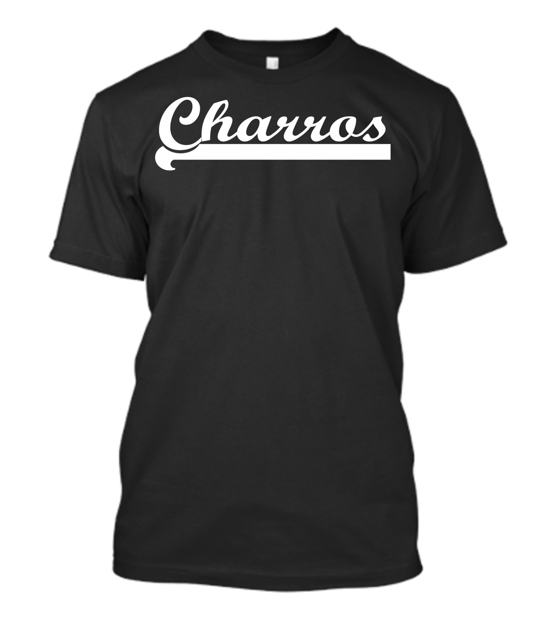Charros Baseball Script T-Shirt