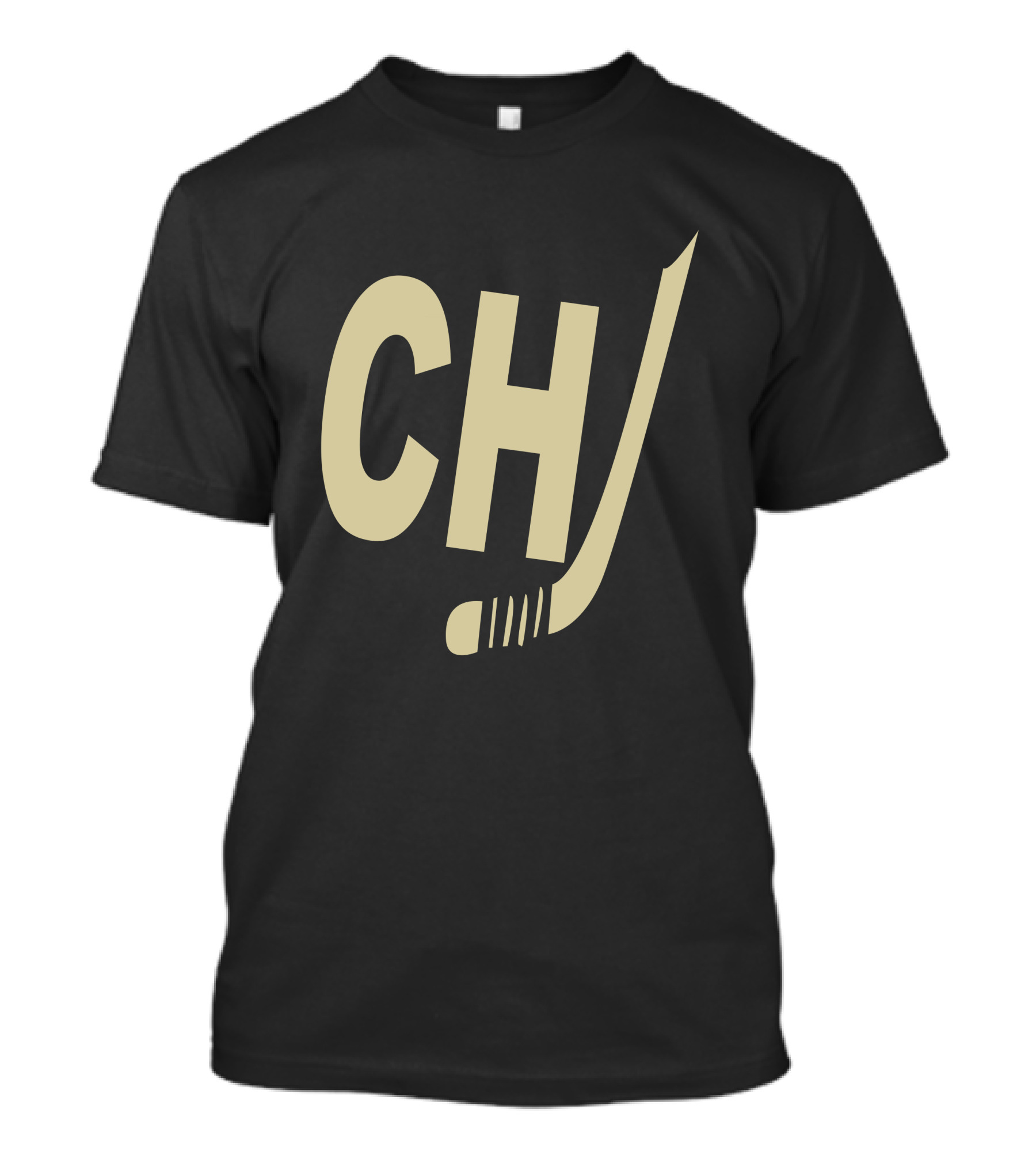 Chicago Hockey Stick Letters T-Shirt