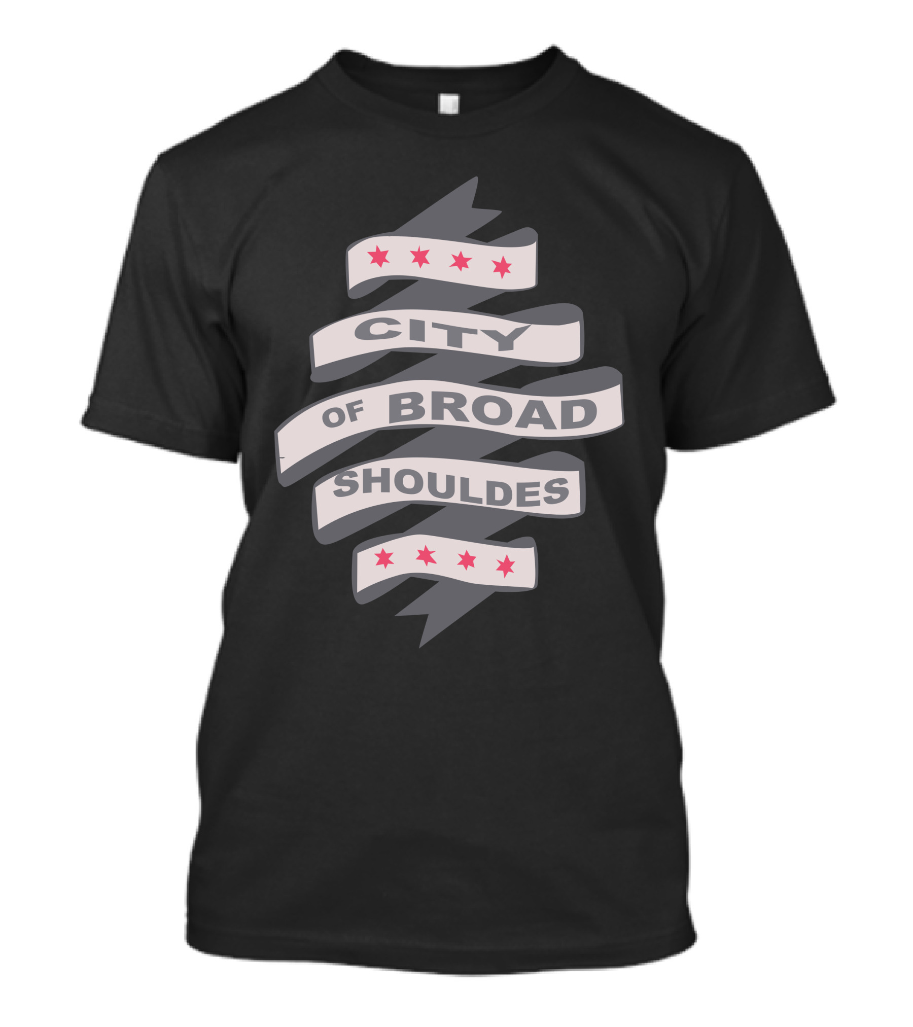 City Of Broad Shoulders Chicago Stars T-Shirt
