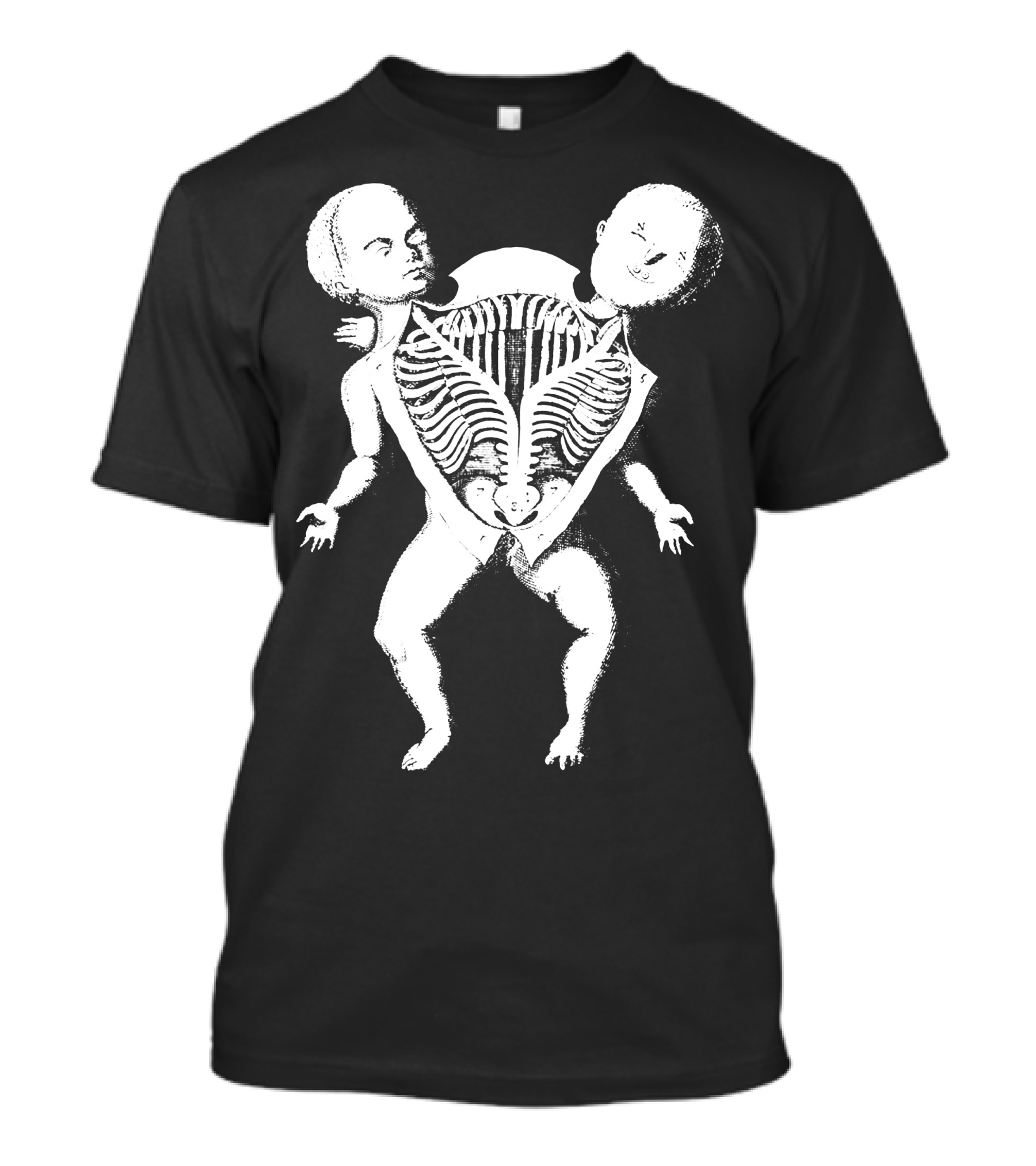 Conjoined Twin Ribcage Anatomy T-Shirt
