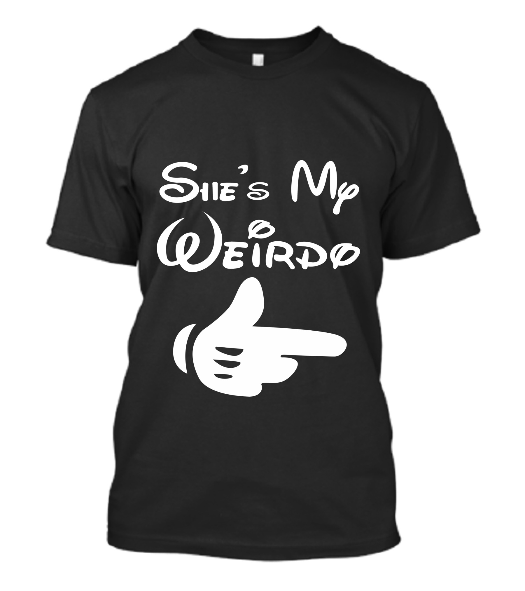She's My Weirdo Hand Gesture T-Shirt