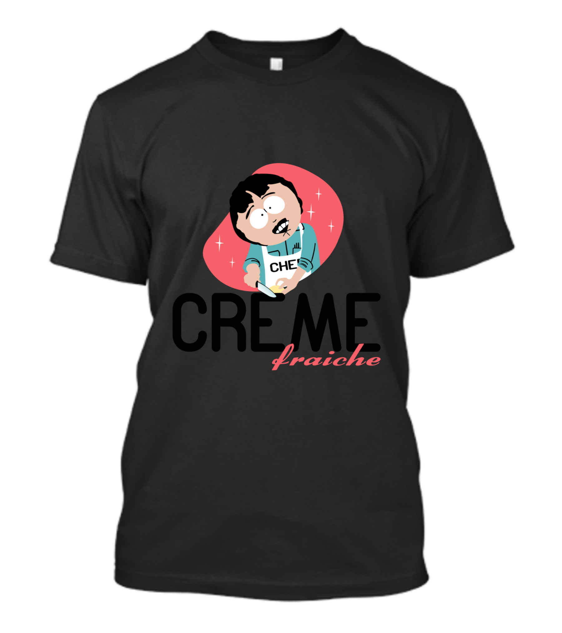 Creme Fraiche Chef Character South Park T-Shirt