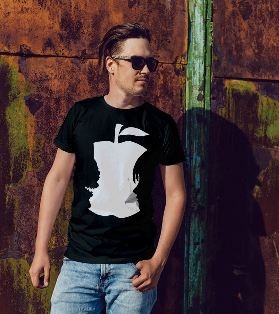 Death Apple Silhouette Face Off T-Shirt