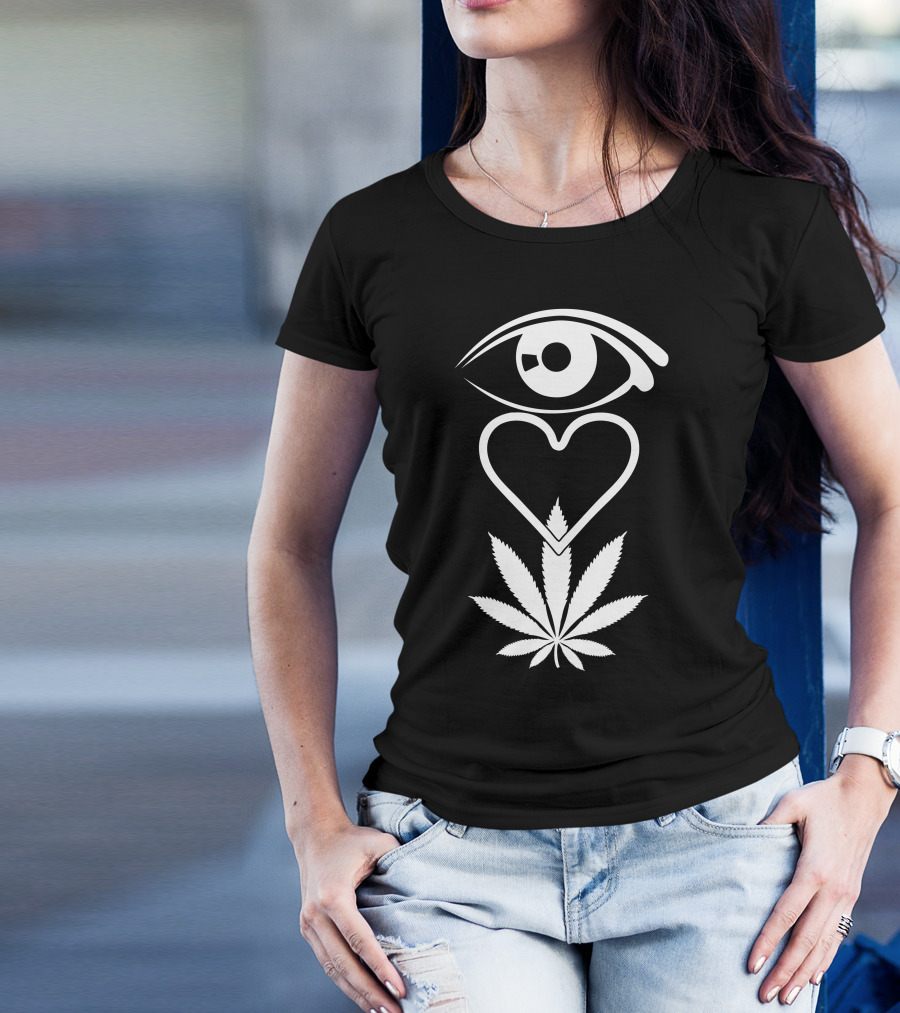 Eye Heart Cannabis 420 T-Shirt