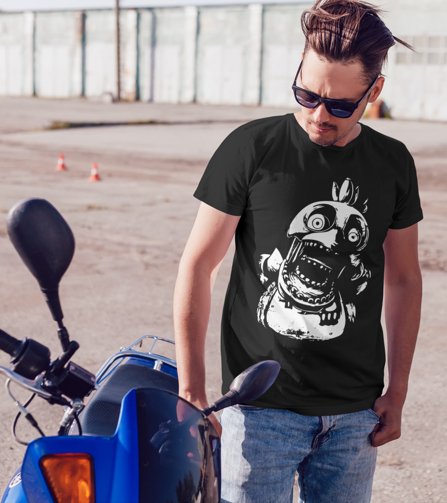 Five Nights At Freddy's Chica Character Distressed T-Shirt