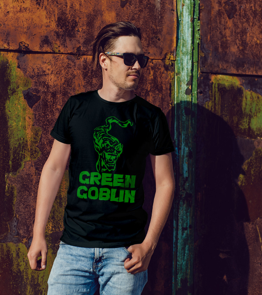 Green Goblin Marvel Villain Grinning Face T-Shirt