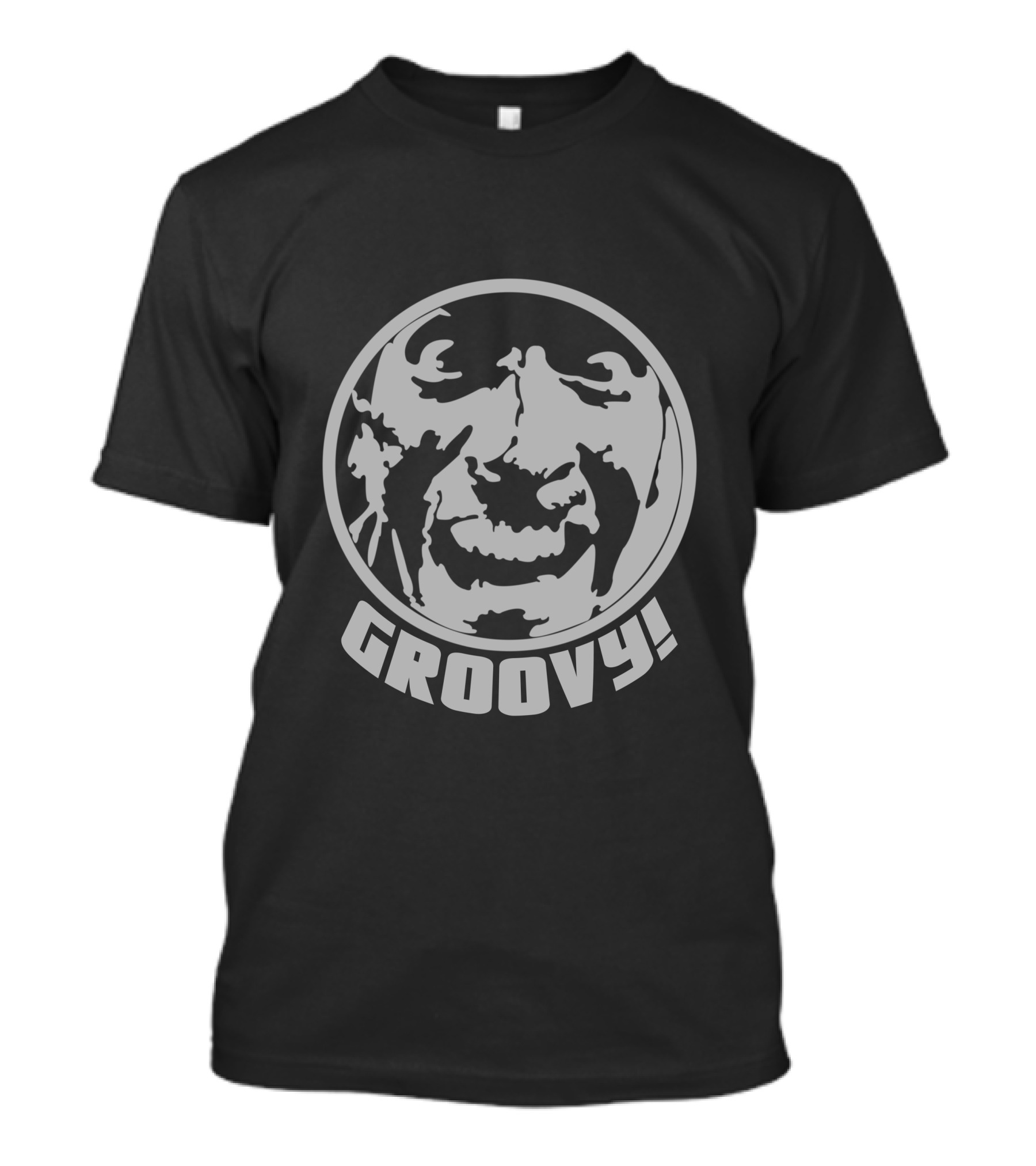 Groovy Retro Face And Dance T-Shirt