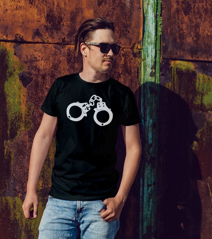 Handcuffs Enthusiast Car Truck Display T-Shirt