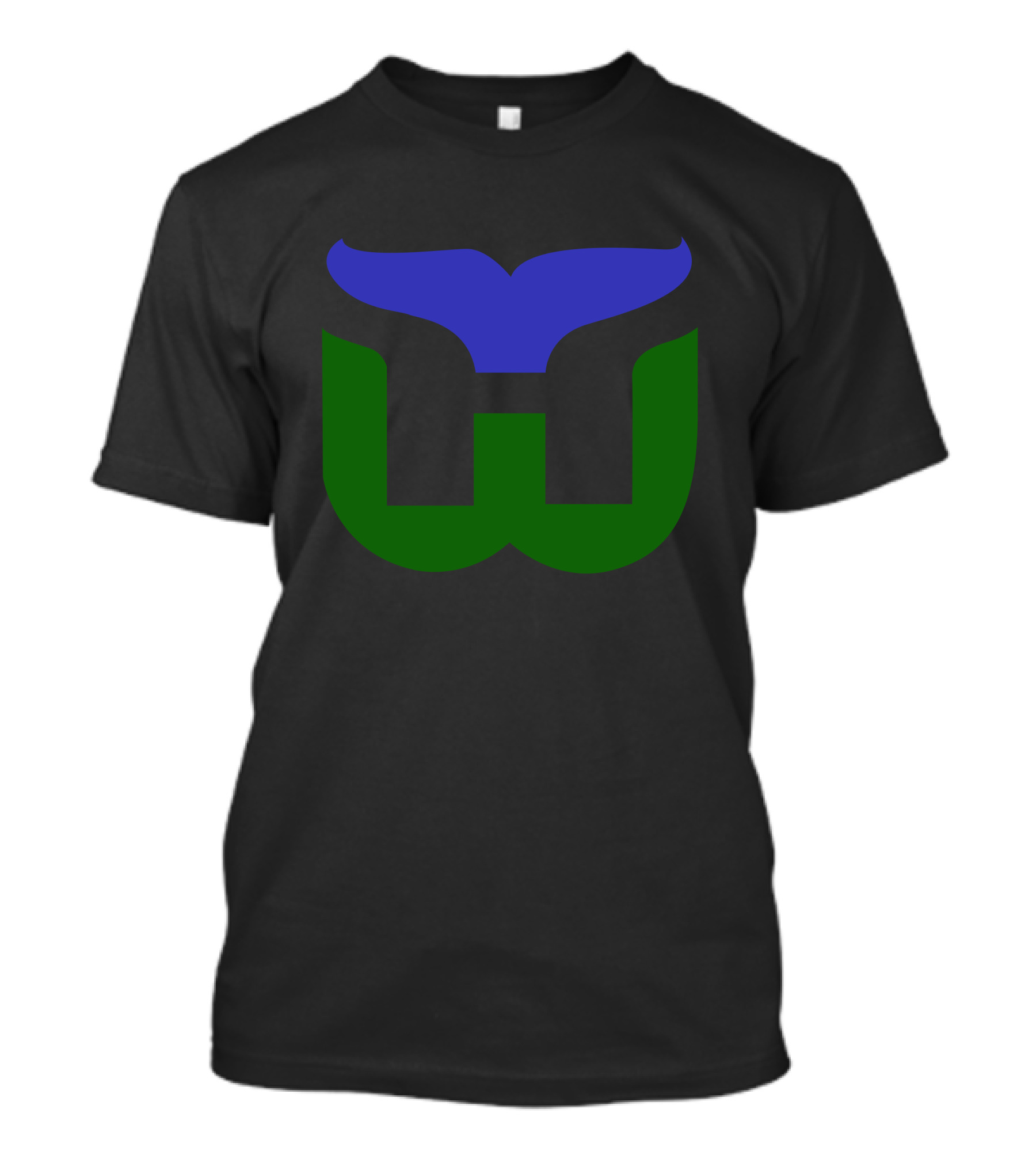 Hartford Whalers NHL Vintage Logo Classic T-Shirt