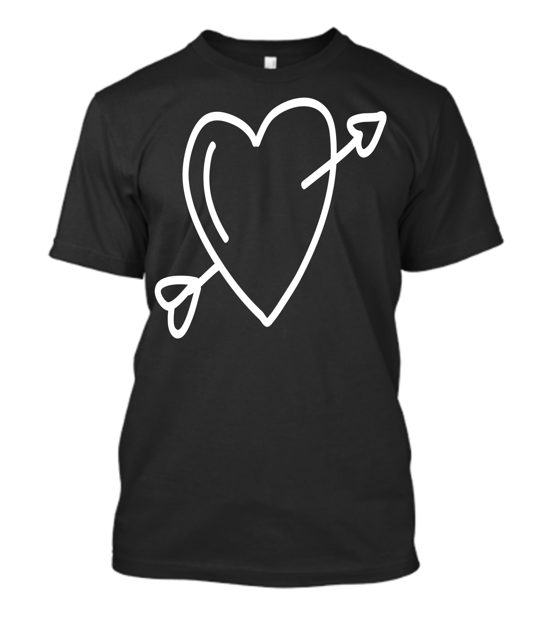 Heart With Arrow Valentine's Day T-Shirt