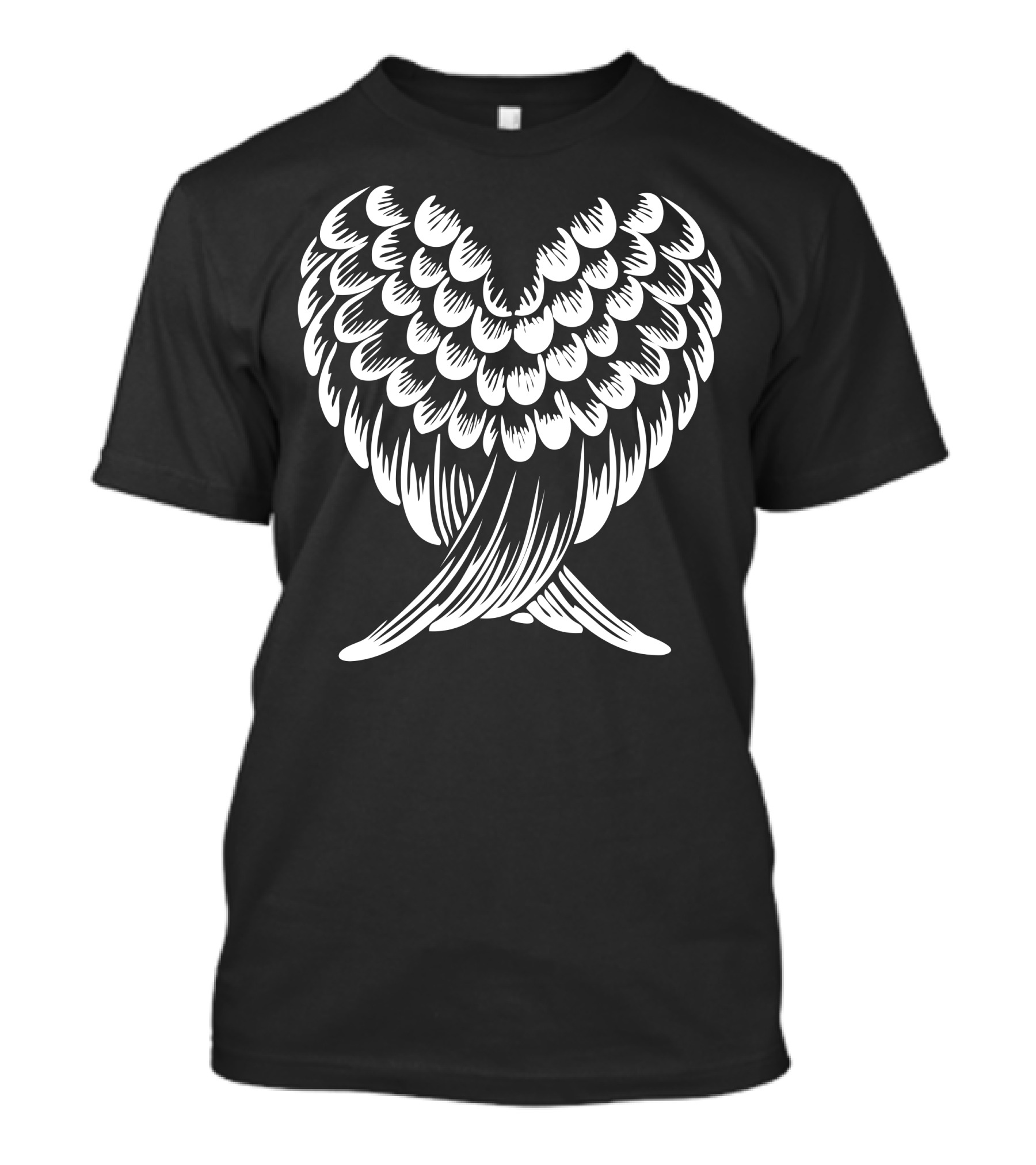 Heart Shaped Angel Wings T-Shirt