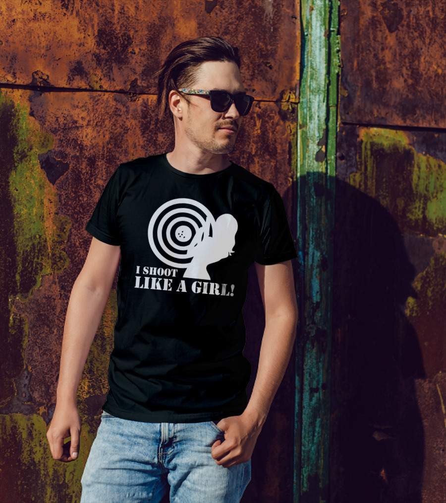 I Shoot Like A Girl Target T-Shirt