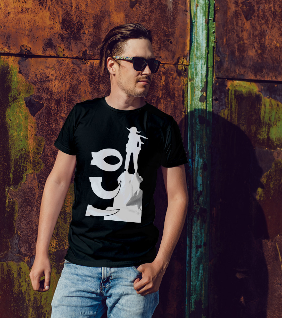 Ico Shadow Of The Colossus Tribute Standing Figure T-Shirt