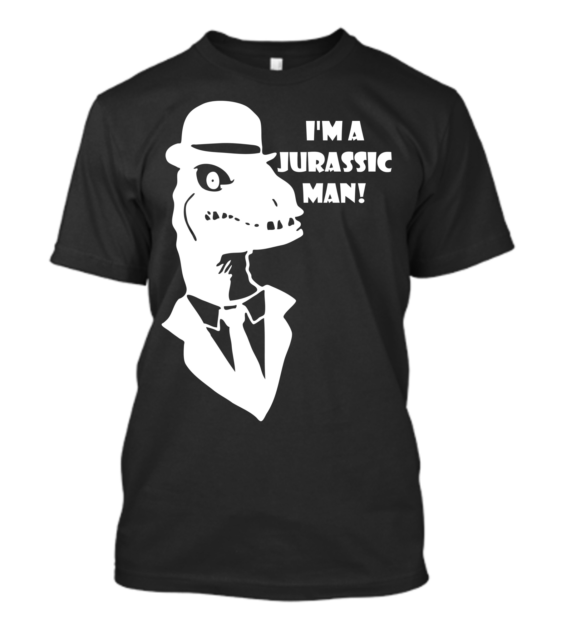 I'm A Jurassic Man Dinosaur In Suit And Hat T-Shirt