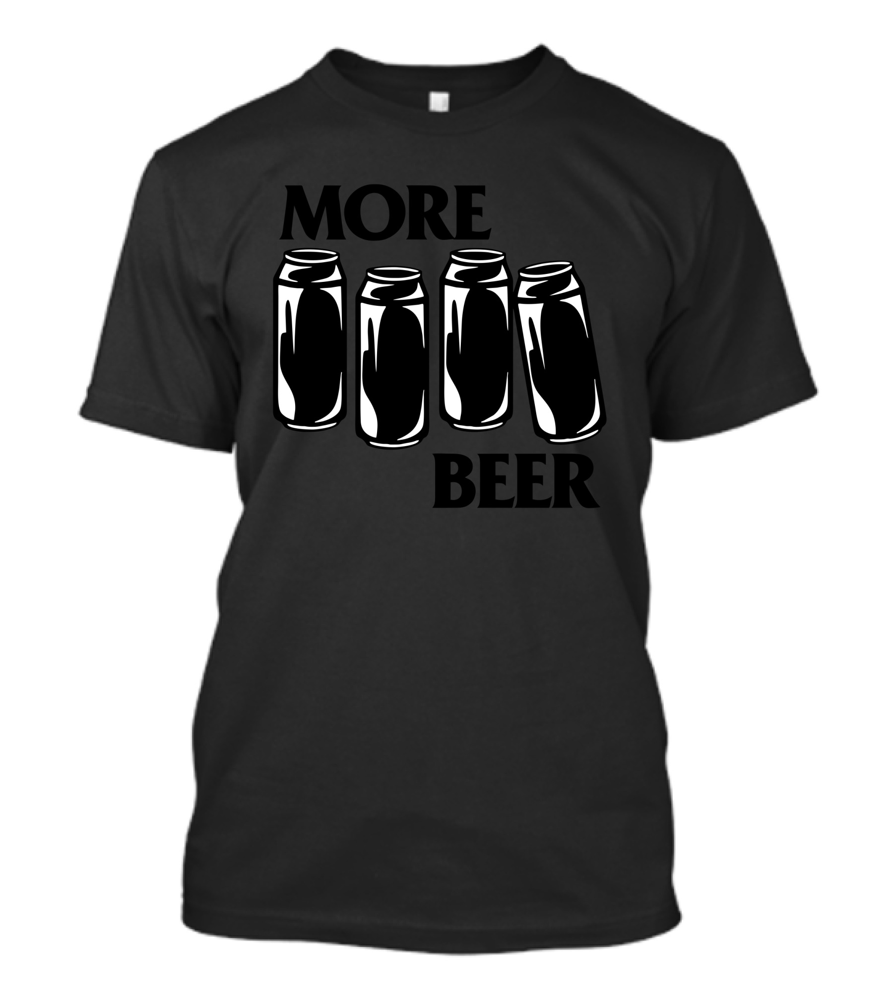 More Beer Four Cans Iconic T-Shirt