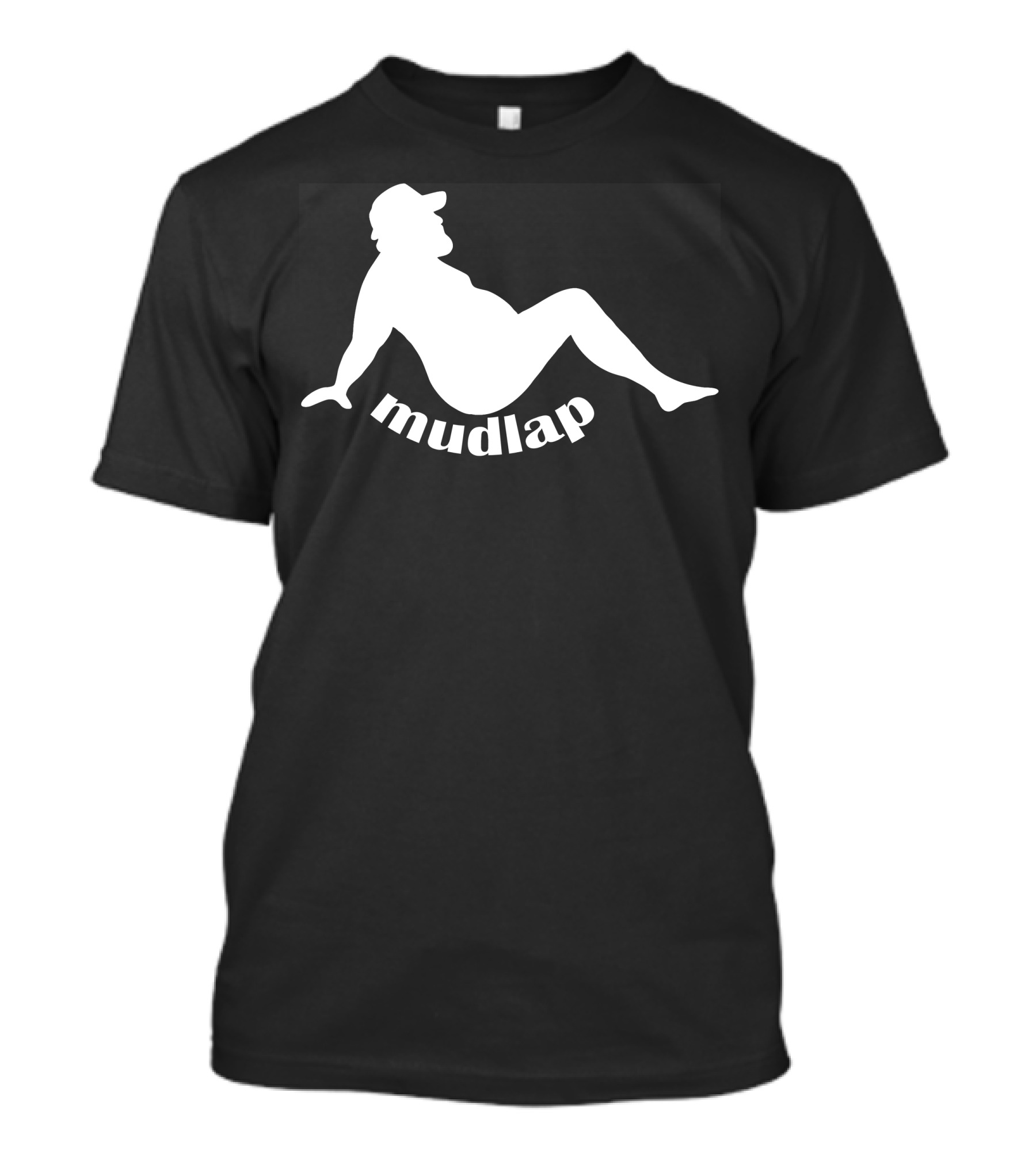 Mudlap Man Silhouette Design Relaxed Pose T-Shirt