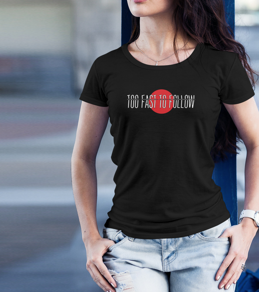 Too Fast Too Follow Aprilia Moto Racing T-Shirt
